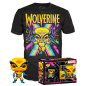 Preview: FUNKO POP! - MARVEL - Blacklight Wolverine #802 Special Edition mit Tee Größe S